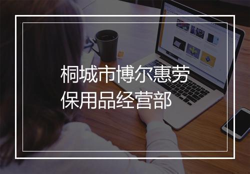 桐城市博尔惠劳保用品经营部
