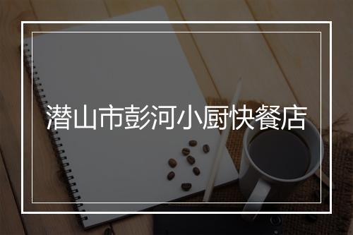 潜山市彭河小厨快餐店