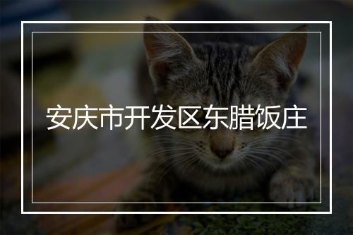 安庆市开发区东腊饭庄