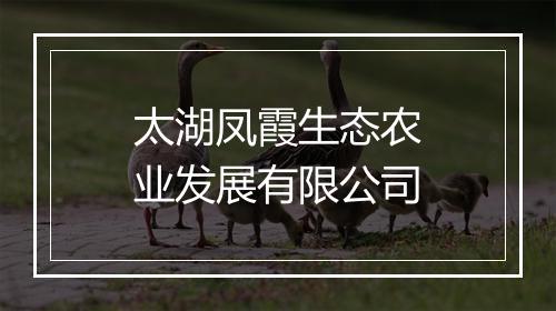 太湖凤霞生态农业发展有限公司