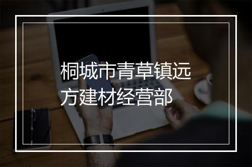 桐城市青草镇远方建材经营部