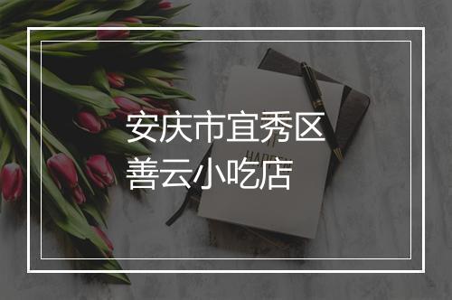 安庆市宜秀区善云小吃店