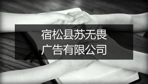 宿松县苏无畏广告有限公司
