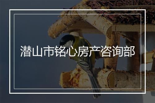 潜山市铭心房产咨询部