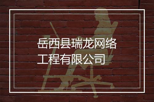 岳西县瑞龙网络工程有限公司