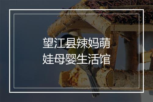 望江县辣妈萌娃母婴生活馆