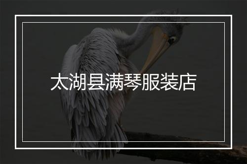 太湖县满琴服装店