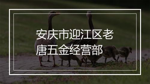 安庆市迎江区老唐五金经营部
