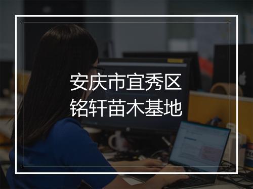 安庆市宜秀区铭轩苗木基地
