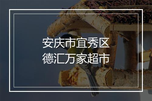 安庆市宜秀区德汇万家超市