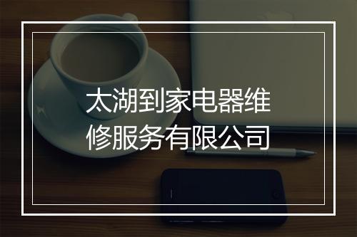 太湖到家电器维修服务有限公司