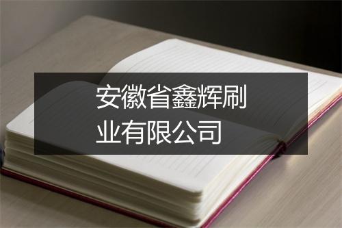 安徽省鑫辉刷业有限公司