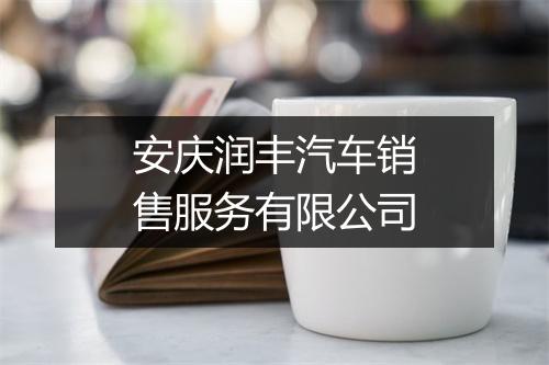 安庆润丰汽车销售服务有限公司