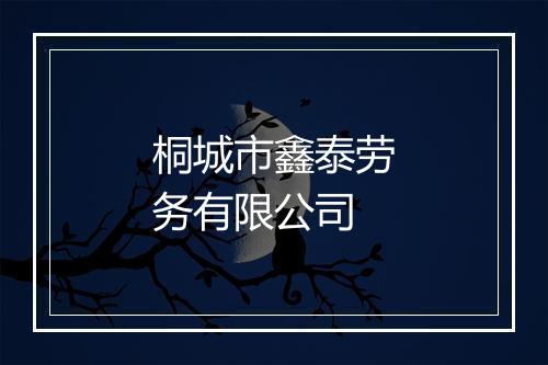 桐城市鑫泰劳务有限公司