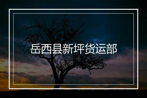 岳西县新坪货运部