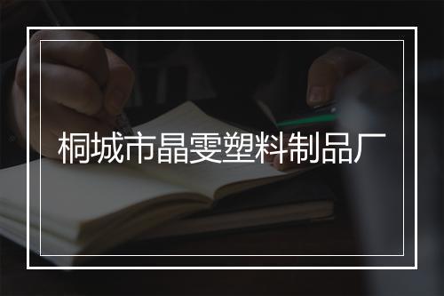 桐城市晶雯塑料制品厂