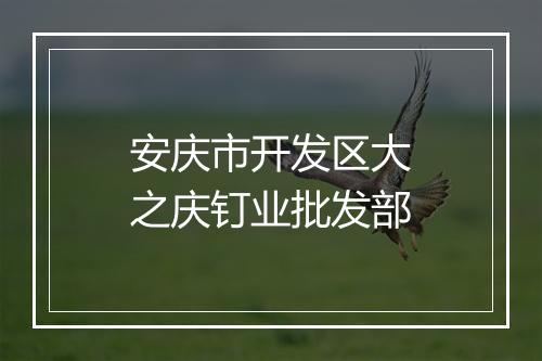 安庆市开发区大之庆钉业批发部