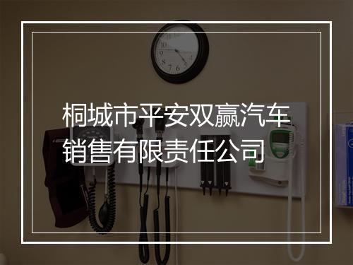 桐城市平安双赢汽车销售有限责任公司