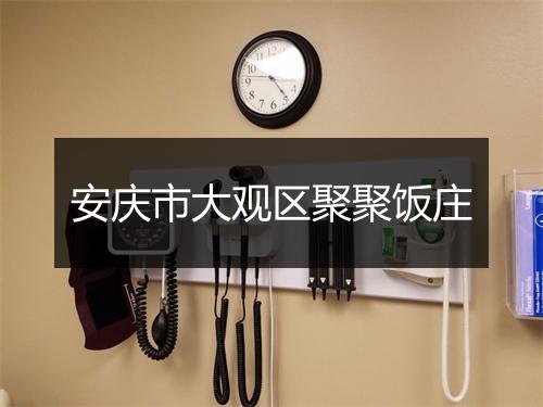 安庆市大观区聚聚饭庄