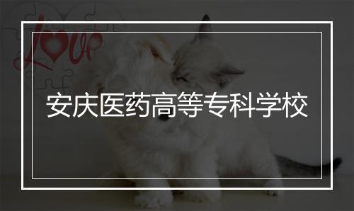 安庆医药高等专科学校