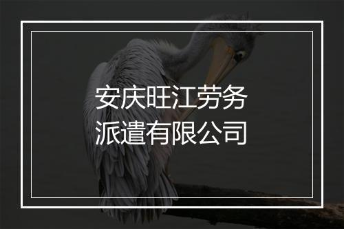 安庆旺江劳务派遣有限公司