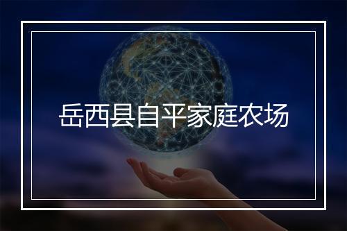 岳西县自平家庭农场