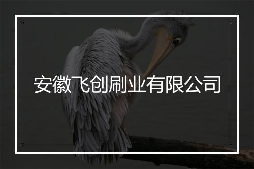 安徽飞创刷业有限公司