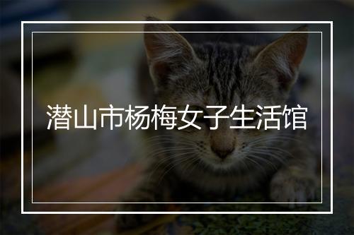 潜山市杨梅女子生活馆