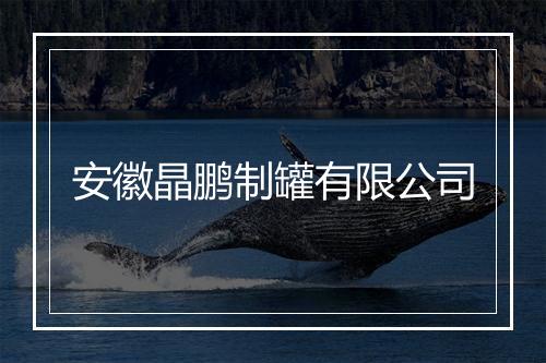 安徽晶鹏制罐有限公司