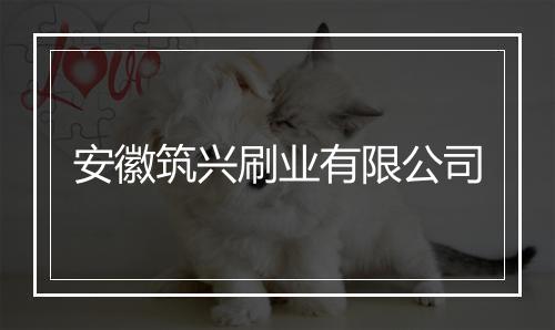 安徽筑兴刷业有限公司