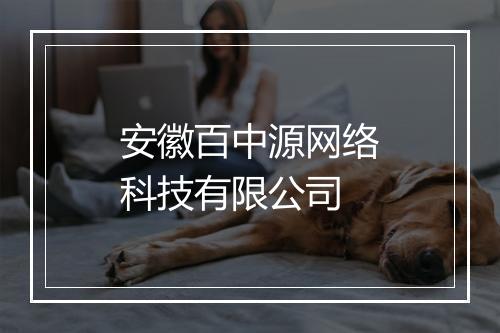 安徽百中源网络科技有限公司