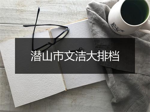 潜山市文洁大排档