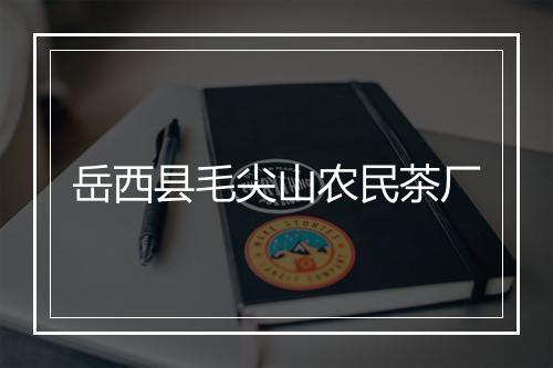 岳西县毛尖山农民茶厂