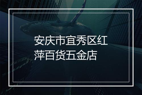 安庆市宜秀区红萍百货五金店