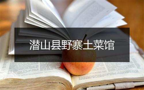 潜山县野寨土菜馆