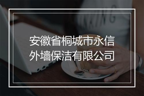 安徽省桐城市永信外墙保洁有限公司