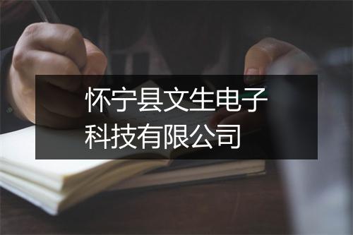 怀宁县文生电子科技有限公司