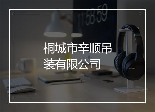 桐城市辛顺吊装有限公司