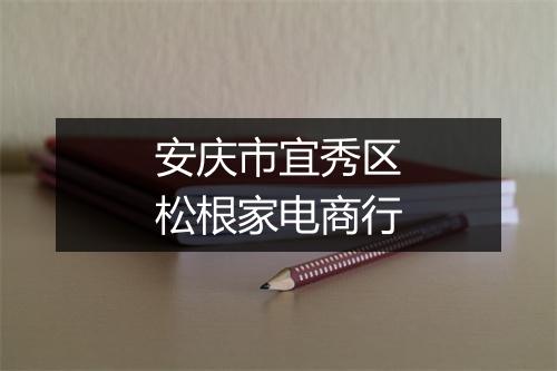 安庆市宜秀区松根家电商行