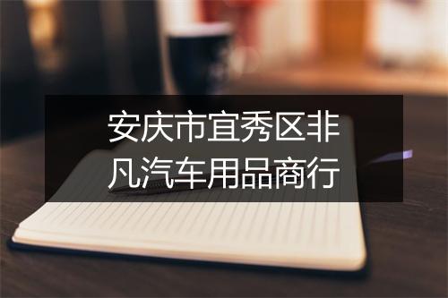 安庆市宜秀区非凡汽车用品商行