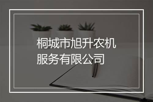 桐城市旭升农机服务有限公司