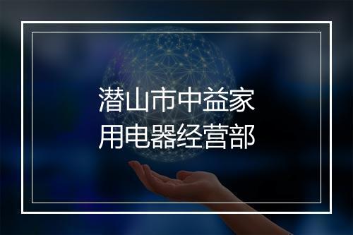潜山市中益家用电器经营部