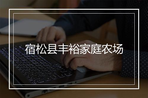 宿松县丰裕家庭农场