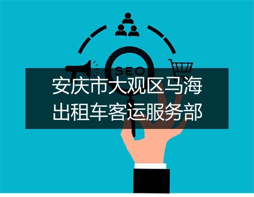 安庆市大观区马海出租车客运服务部
