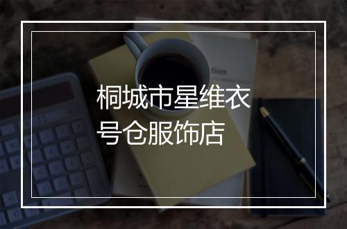 桐城市星维衣号仓服饰店