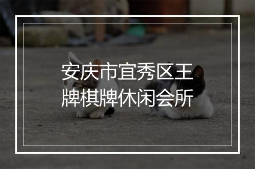 安庆市宜秀区王牌棋牌休闲会所