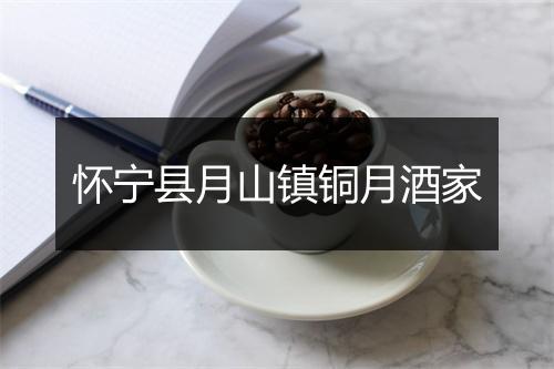 怀宁县月山镇铜月酒家