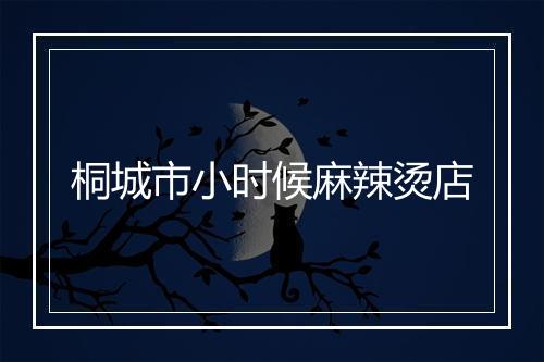 桐城市小时候麻辣烫店