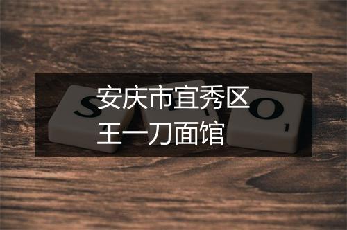 安庆市宜秀区王一刀面馆