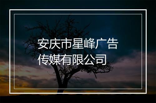 安庆市星峰广告传媒有限公司